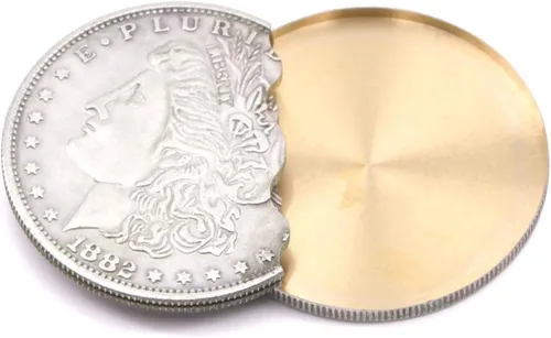 Miniatura 2 de MOMOMAGE Super Flipper Coin Magic Props Copia Moneda Trucos de magia Trucos divertidos para magos profesionales, monedas de mariposa, accesorios