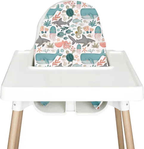 Miniatura 10 de Nibble and Rest Funda para inserto de silla alta, compatible con la silla alta IKEA Antilop, accesorio para silla alta con inserto a prueba