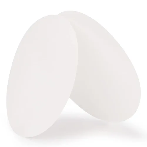 Miniatura 6 de stonylab Papel de filtro cualitativo, 100 paquetes de papel de filtro de celulosa de flujo lento con retención de partículas de 10 micras, diámetro