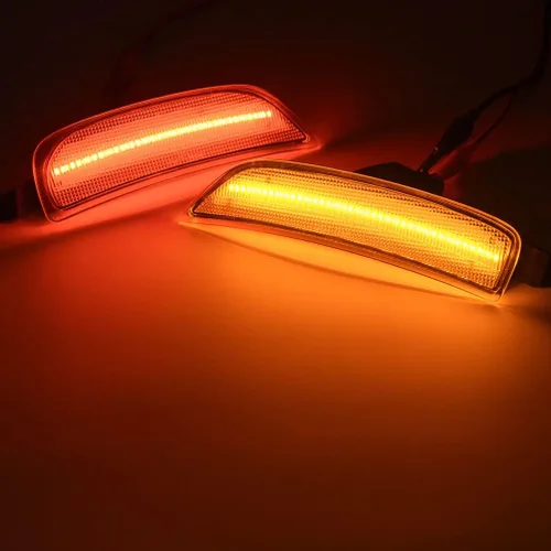 Miniatura 2 de MX-5 Miata repetidor lateral ámbar LED Lámparas de marcador lateral para Mazdo Miata MX-5 LED Turn Singal Kits Powered by SMD Dynamic LED OEM