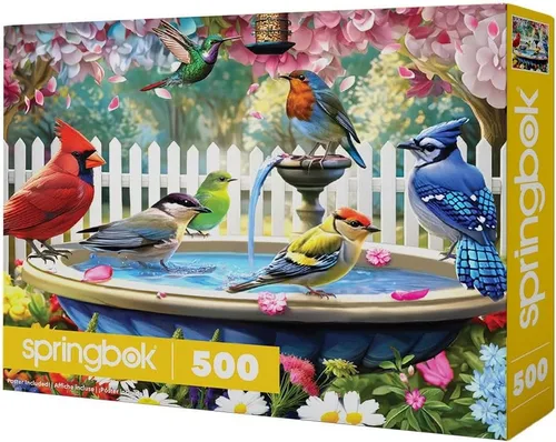 Miniatura 2 de Springbok Birds of Spring - Rompecabezas de 500 piezas para adultos, incluye aves silvestres norteamericanas