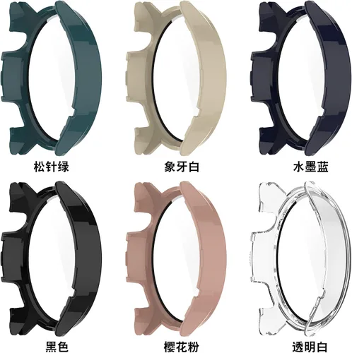 Miniatura 3 de [Paquete de 6] Senter Funda para xiaomi Watch S1 Pro Funda protectora de vidrio templado, PC duro de 360 °, antiarañazos, antipolvo, HD, funda 6
