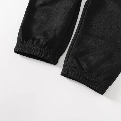 Miniatura 4 de Chichoo Conjunto de sudadera con capucha y cremallera de 2 piezas para bebés, niñas y niños pequeños