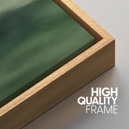 Miniatura 435 de SIGNWIN Lienzo enmarcado para pared, arte con pinceladas de flujo neutro en tonos beige abstractos, ilustraciones, arte moderno, decorativo