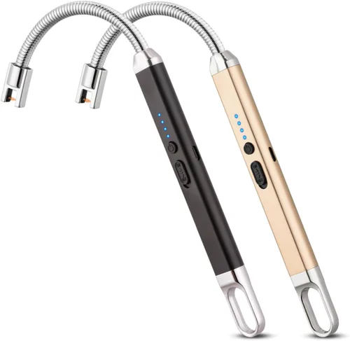 Miniatura 12 de MEIRUBY Encendedor eléctrico recargable USB, encendedor de arco, para velas, campamento, parrillada, deportes, herramienta para apasionados de lo