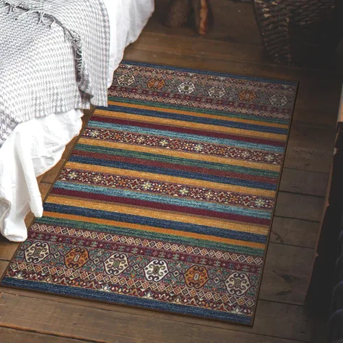 Miniatura 22 de Ottomanson Alfombras de 5 x 6 pies 6 pulgadas para sala de estar, alfombra de área para dormitorio, antideslizante, duradera y grande para zonas