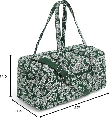 Miniatura 6 de Vera Bradley Women's Collegiate Large Travel Duffle Bag (Multiple Teams Available), Cotton