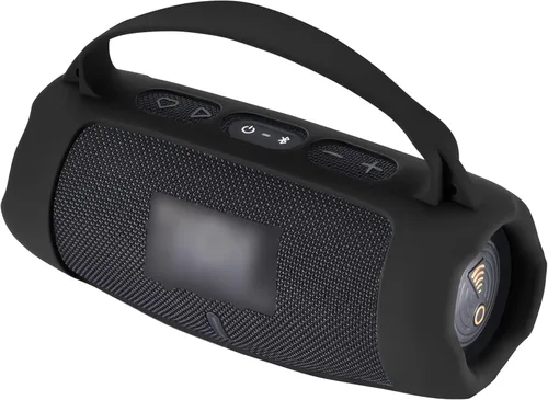 Miniatura 3 de Funda de silicona para altavoz Bluetooth portátil JBL Charge 5 Wi-Fi/Charge 5, funda protectora con asa y correa para el hombro, accesorios