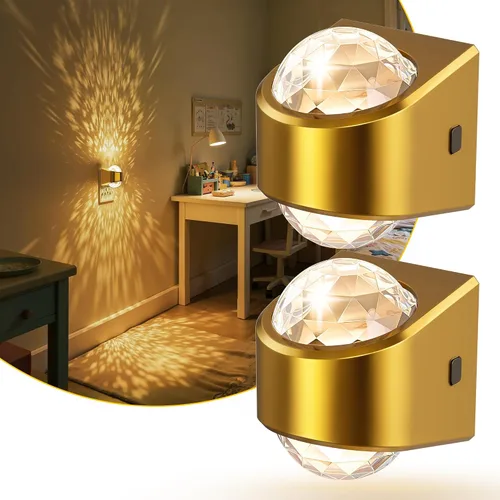 Miniatura 9 de L LOHAS LED - Luces nocturnas enchufables en la pared, luz nocturna con proyector y sensor de crepúsculo a amanecer, 1600K/3000K/5000K ajustable