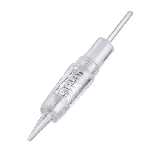 Agujas de maquillaje permanente para cejas, agujas de tatuaje de maquillaje, 1R/1P, cartucho de aguja de maquillaje permanente para delineador de