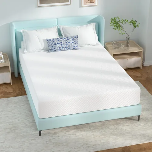 Miniatura 33 de Colchón individual de 5 pulgadas para niños, colchón de espuma viscoelástica de gel para un sueño cómodo y alivio de presión, soporte de firmeza