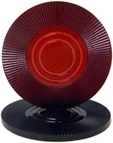 50 fichas de póquer radiales de plástico entrelazadas - Elige colores Granate