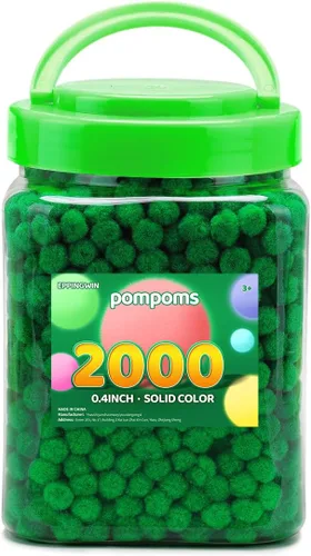 Miniatura 33 de Eppingwin 90 PCS Pompones Multicolores, Pompones Suaves de 1.5 Pulgadas para Manualidades, Colores Surtidos Pompones Grandes para Artes