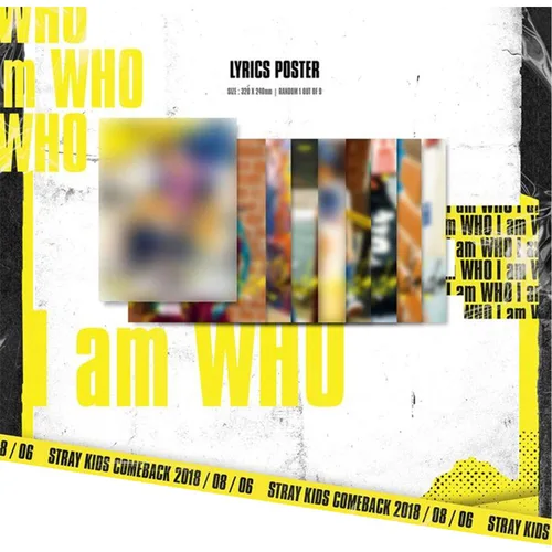 Miniatura 6 de STRAY KIDS 2nd Mini Album - I am who [ I AM Ver. ] CD + Photobook + Photocard + Lyrics Poster + FREE GIFT / K-POP Sealed