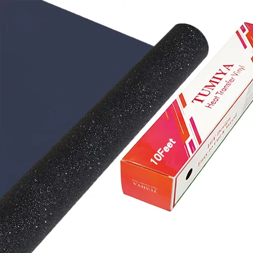 Miniatura 28 de TUMIYA Vinilo HTV - Vinilo de transferencia de calor de 12 pulgadas x 35 pies, vinilo dorado para planchar, rollo adhesivo brillante fácil de cortar