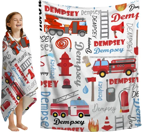 Miniatura 13 de Mantas con nombre personalizado, manta de transporte personalizada, manta de automóvil ultrasuave para niños y niñas, regalo de 40 x 50 pulgadas