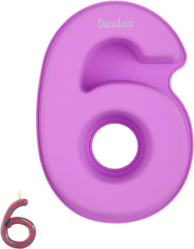 Miniatura 13 de Ducodocu Molde de silicona para tartas de gran número para hornear, molde de silicona 3D, molde para hornear, moldes novedosos para cumpleaños