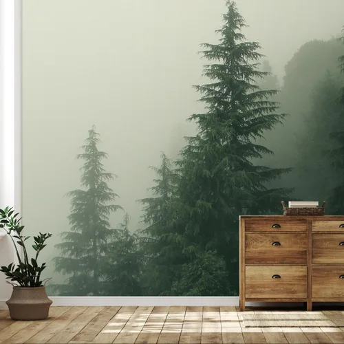 Miniatura 121 de SIGNFORD - Papel tapiz de diseño de bosque, removible para dormitorio o sala de estar, 100 x 144 pulgadas Bosque1-1911-m17
