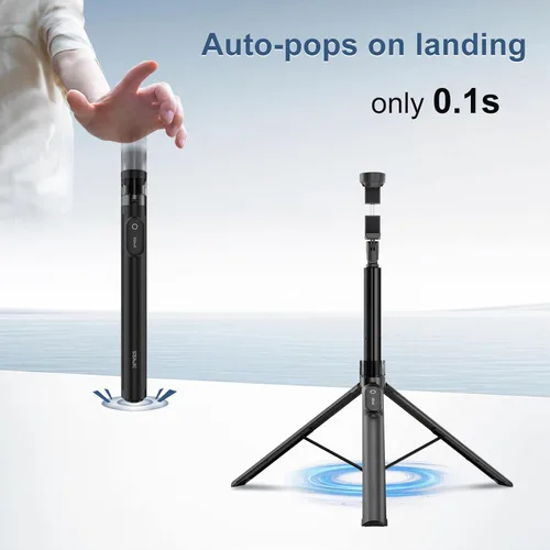 Miniatura 2 de Trípode automático de 66 pulgadas con control remoto, trípode para teléfono celular para grabación de video y transmisión en vivo, trípode ajustable