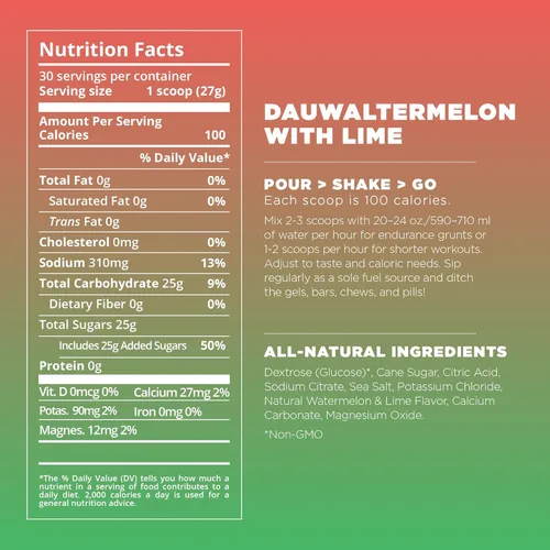 Miniatura 5 de Tailwind Nutrition Endurance Fuel, Mezcla en Polvo para Bebida Deportiva de Carbohidratos y Electrolitos, Libre de Gluten, Vegana, Sabor