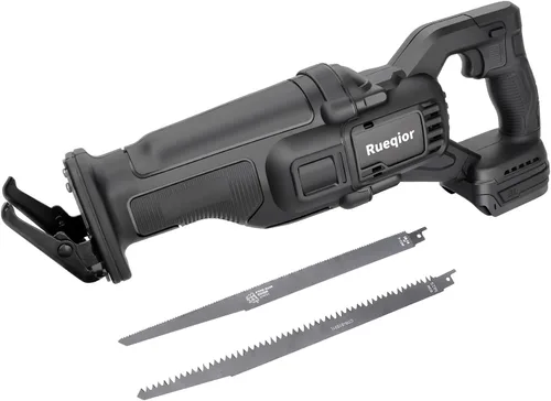 Sierra recíproca inalámbrica compatible con batería Dewalt de 20 V, sierra recíproca de potencia, motor sin escobillas 0-4000SPM para madera, metal,