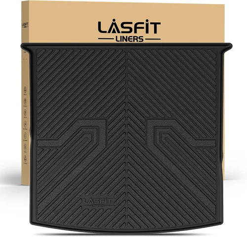 Miniatura 9 de LASFIT - Tapete de carga 3D para maletero de Volkswagen VW2018-2024 (ajuste 5 asientos), protección para todo tipo de clima, tapete de TPE de alta