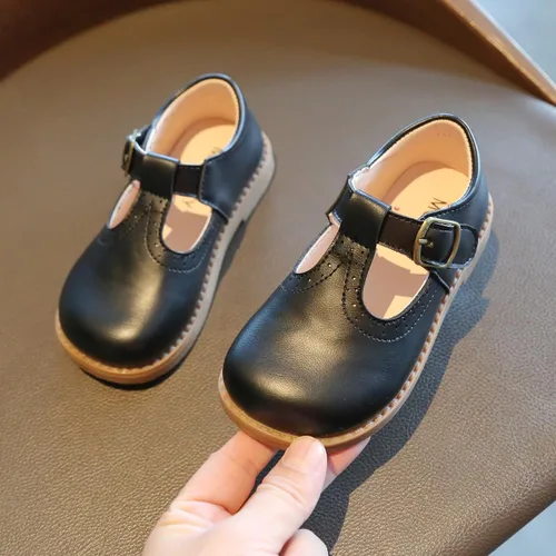 Miniatura 5 de Peyarlie Zapatos de vestir para niña pequeña, zapatos planos de bailarina, zapatos de fiesta, escuela, con lazo, zapatos de princesa para boda