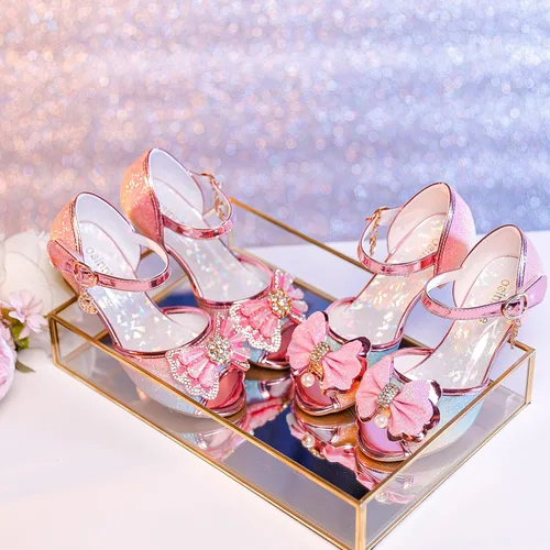 Miniatura 6 de Osinnme - Sandalias de boda para niña pequeña y grande