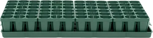 Miniatura 17 de Vego garden Seedling Suite Products, paquete de 8 bandejas de plántulas jumbo con tapas de bandeja de plántulas y bandejas de riego inferiores de 10