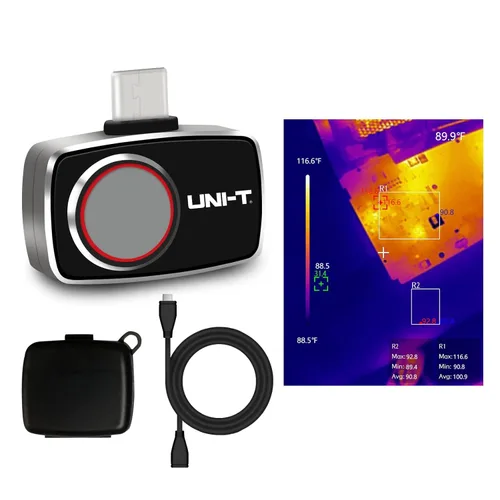 Miniatura 10 de UNI-T Cámara de imágenes térmicas recargable 10800 píxeles 120x90 resolución IR cámara infrarroja imagen térmica 3 paletas de color -4~752℉/-20~400℃