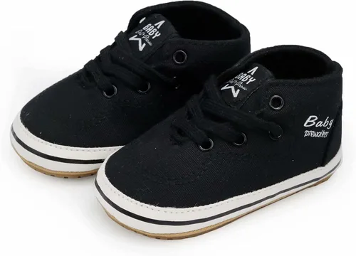 Miniatura 5 de GAISUMMI Unisex Baby Girls Boys Shoes Infant Canvas Sneakers Anti-Slip Rubber Sole Newborn Crib Shoes Toddler Outdoor Athletic First Walkers