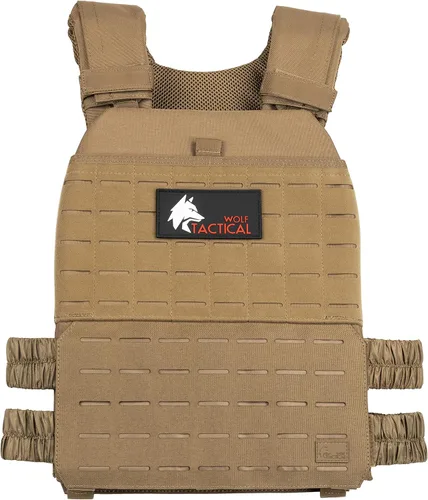 Miniatura 9 de Chaleco con peso ajustable Wolf Tactical para hombres y mujeres - Chaleco de peso para rucking, entrenamiento, correr, caminar y CrossFit para Azul