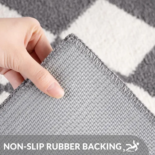 Miniatura 5 de Exclusivo Mezcla Tapetes de baño de 17 x 24 pulgadas, extra suaves, antideslizantes, absorbentes, de microfibra, lavables a máquina, de secado