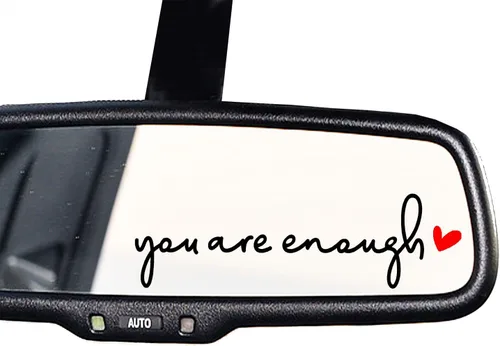 Miniatura 11 de 2 calcomanías de vinilo con el texto “Hello Gorgeous” para espejo retrovisor, amor propio, cuidado personal, para la ventana del auto y laptop