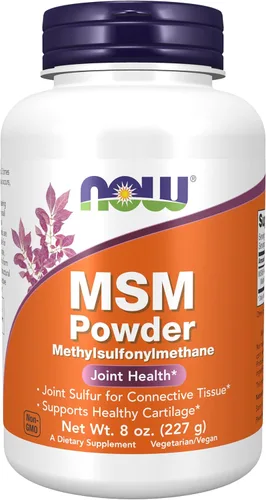 Miniatura 8 de NOW Foods Suplementos, MSM (metilsulfonilmetano) en polvo, apoya el cartílago saludable*, salud de las articulaciones*, 1 libra