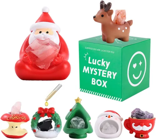 Miniatura 4 de Figuras de caja sorpresa con temática de gato de cristal de diamante, bolsa misteriosa, diseño aleatorio, figuras de acción coleccionables, Gato