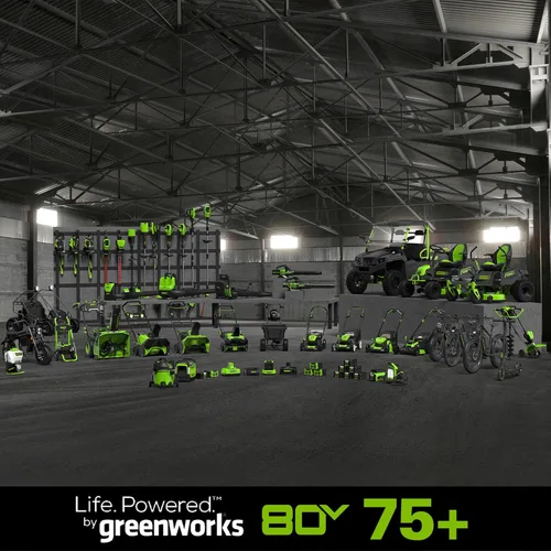 Miniatura 5 de Greenworks Motosierra inalámbrica sin escobillas de 80 V y 18 pulgadas (ideal para tala de árboles, ramas, poda y leña) / más de 75 herramientas