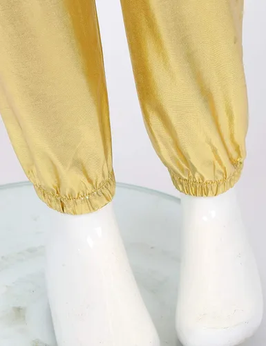 Miniatura 6 de Pantalones de baile de hip hop para niños y niñas, pantalones de harén metálicos brillantes, ropa de baile callejero