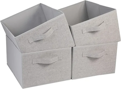 Miniatura 9 de Clothings - Contenedores de almacenamiento plegables, organizadores plegables y cestas de almacenamiento, cubo de almacenamiento para dormitorio