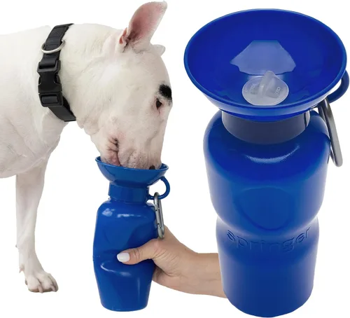 Miniatura 21 de Springer by Springland Botella de agua para perro, dispensador de botellas de agua portátil de viaje para perros, regalo para perros visto