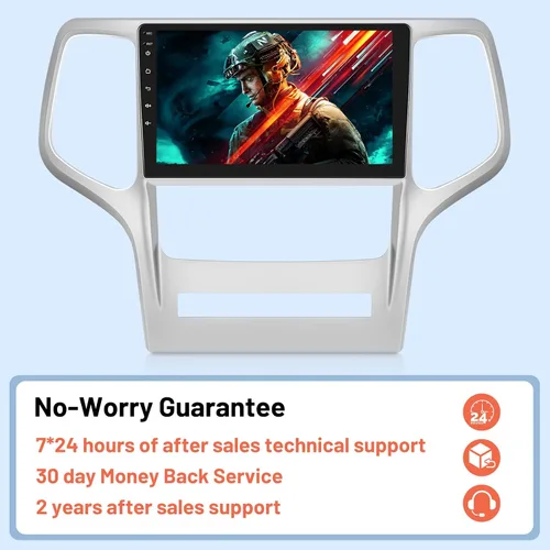 Miniatura 7 de [2G+32G] Radio de coche Android para Jeep Grand Cherokee 2008 2009 2010 2011 2012 2013, pantalla táctil de 9 pulgadas, estéreo de juego