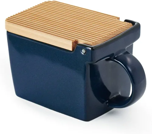 Miniatura 13 de Zero Japan Bee House - Caja de sal premium con tapa de Hinoki - Recipiente para sal marina y especias - Elegante contenedor para encimera de cocina