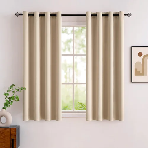 Miniatura 125 de MIULEE Cortinas opacas para dormitorio o sala de estar, juego de 2 paneles de cortina para ventana con aislamiento térmico y bloqueo de luz