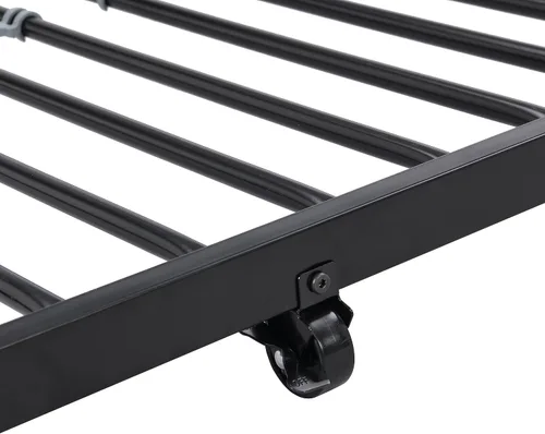 Miniatura 6 de Merax Litera de metal resistente de tamaño individual sobre individual con nido y escalera extraíble, se puede dividir en dos camas, no necesita