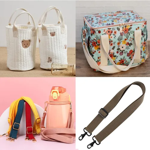 Miniatura 6 de Correas de algodón pesado de 1 pulgada de ancho, 2 rollos/20 yardas de correas para asas de bolsa, correa de bolsa, correa de bolsa, cinturón