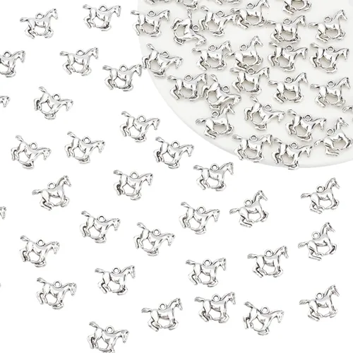 Miniatura 8 de PH PandaHall 180 dijes de concha de pez, 9 estilos de dijes de océano con 50 anillos de salto, colgante de estrella de mar, conchas marinas, peces 9