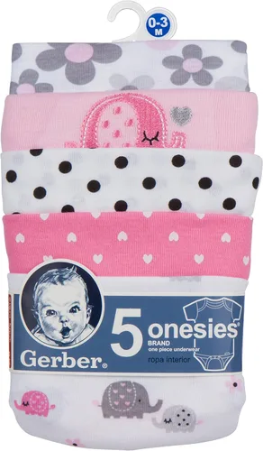 Miniatura 2 de GERBER Baby 5 Pack Onesies