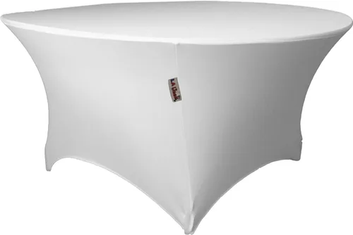 Miniatura 17 de LA Linen Mantel redondo de elastano, 60 x 30 pulgadas, negro