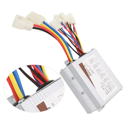 Miniatura 2 de Controlador de velocidad cepillado de 48 V 500 W, motor universal con agarre del acelerador, regulador de velocidad de vehículo eléctrico