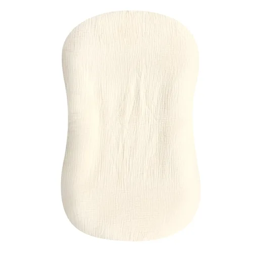 Miniatura 15 de Funda de muselina para tumbona de bebé suave de algodón orgánico, cubre para tumbona de recién nacido para bebés, niñas y niños (Azul)